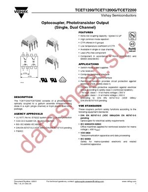 TCET1200 datasheet  